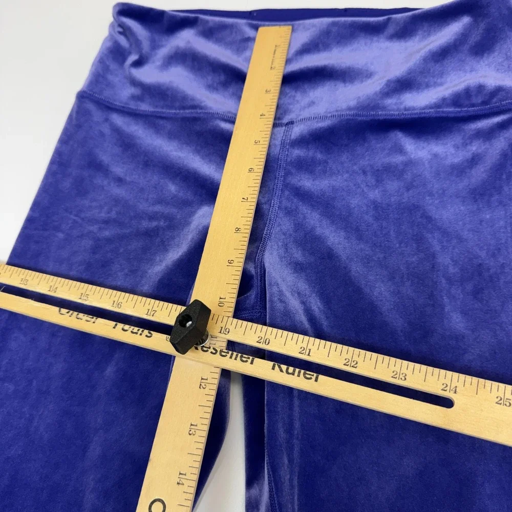 Athleta Leggings Womens Medium Purple Elation Velvet Tight Soft Yoga Athleisure